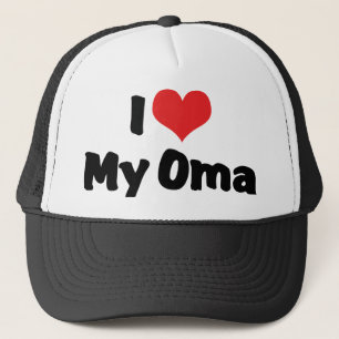 Ich liebe meine Oma Truckerkappe
