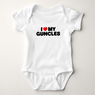 Ich Liebe meine Onkel. Baby Bodysuit Strampler