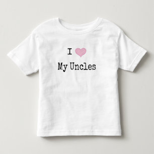 Ich Liebe meine Onkel Kleinkind T-shirt