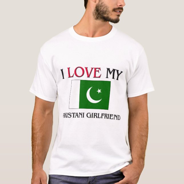 Ich Liebe meine pakistanische Freundin T-Shirt (Vorderseite)