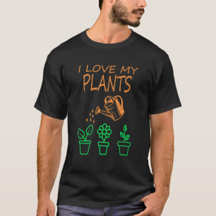 Ich Liebe meine Pflanze, die Gewächshausfarm für K T-Shirt