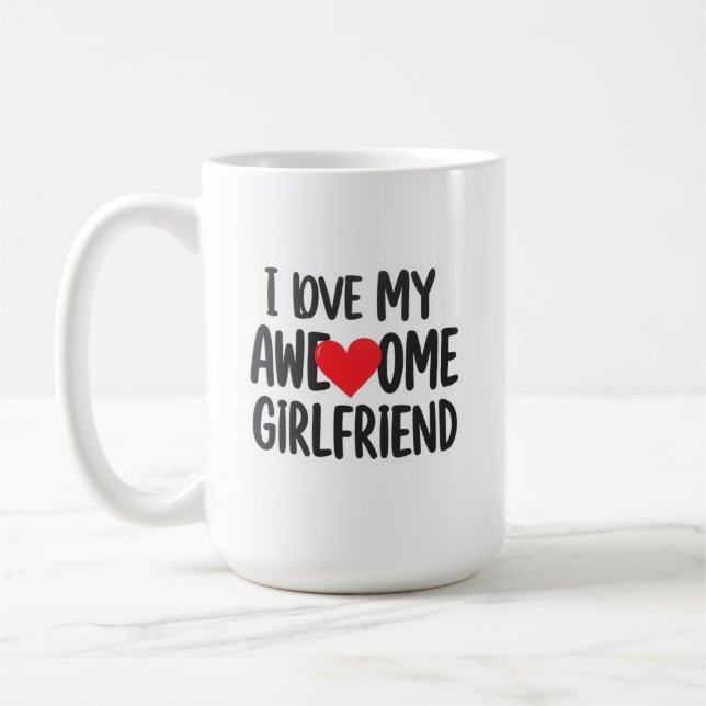 Ich Liebe meine phantastische Freundin Kaffeetasse (Links)