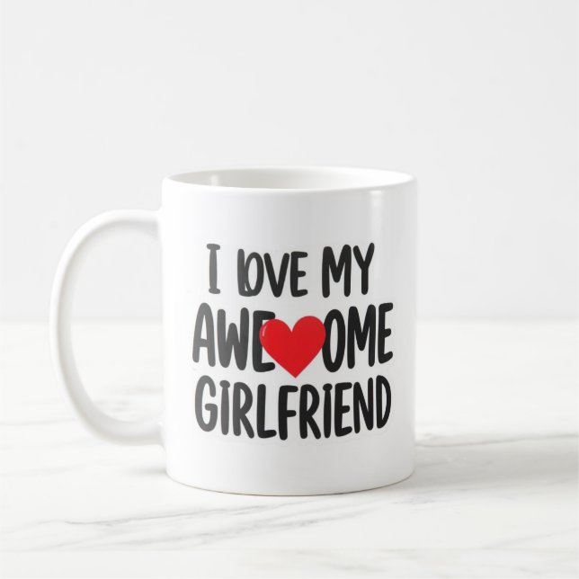 Ich Liebe meine phantastische Freundin Kaffeetasse (Links)