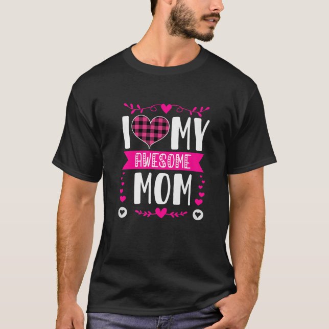 Ich Liebe meine Phantastische Mama Funny Mother Da T-Shirt (Vorderseite)
