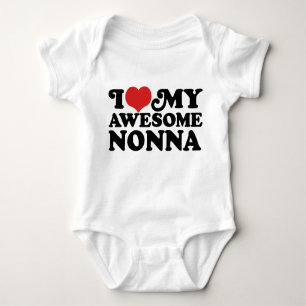 Ich Liebe meine Phantastische Nonna Baby Strampler