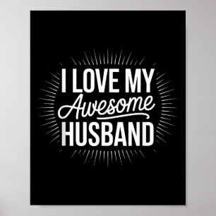 Ich Liebe meine Phantastische Radiant Burst Typogr Poster