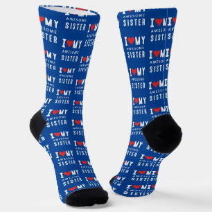 Ich Liebe meine phantastische Schwester Socken