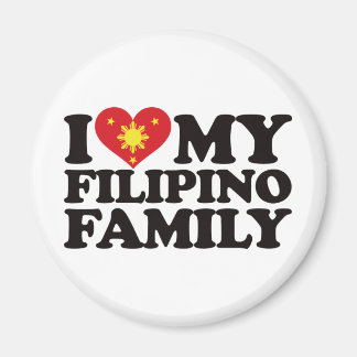 Ich Liebe meine philippinische Familie Magnet