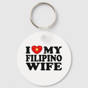 Ich liebe meine philippinische Frau Schlüsselanhänger