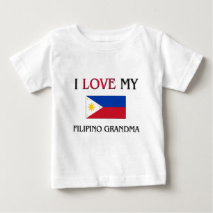 Ich Liebe meine philippinische Oma Baby T-shirt