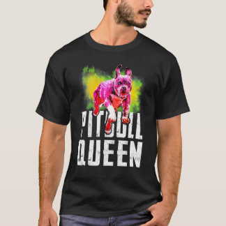 Ich Liebe meine Pittie Rescue Pittie Mama Pitbull T-Shirt
