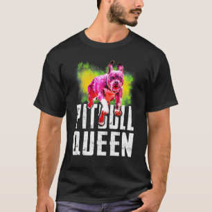 Ich Liebe meine Pittie Rescue Pittie Mama Pitbull T-Shirt