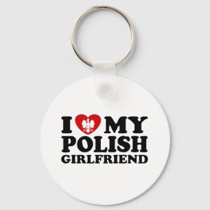 Ich Liebe meine polnische Freundin Schlüsselanhänger