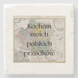 Ich Liebe meine polnischen Vorfahren | Zollrechtli Steinuntersetzer