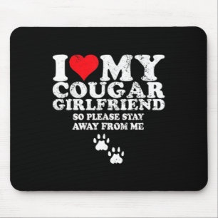 Ich liebe meine Puma-Freundin Valentinstag Liebend Mousepad