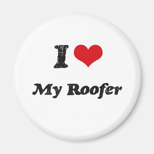 Ich liebe meine Roofer Magnet (Vorne)