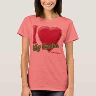 Ich Liebe meine Schlange T-Shirt