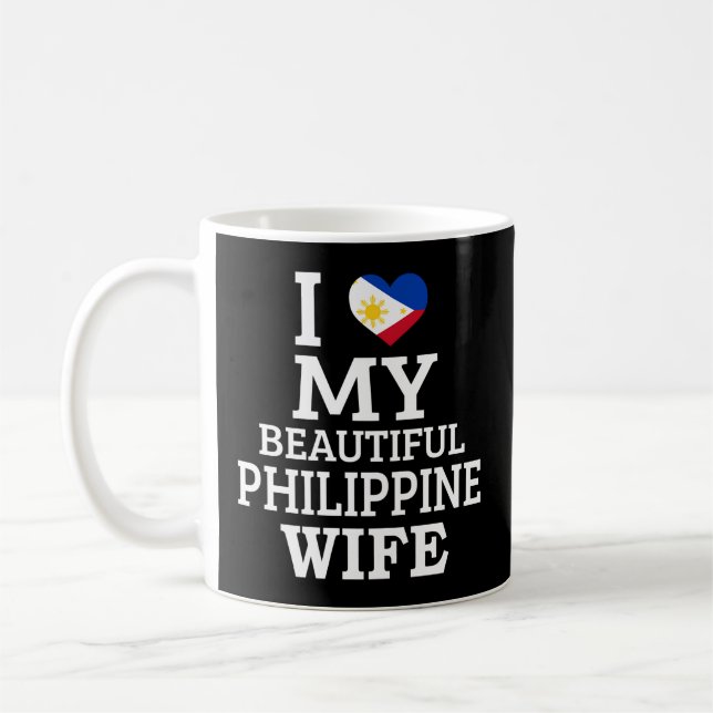Ich Liebe meine schöne Philippine Kaffeetasse (Links)