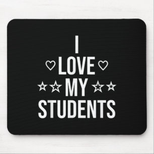 Ich liebe meine Schüler Grundschullehrer Zurück Mousepad