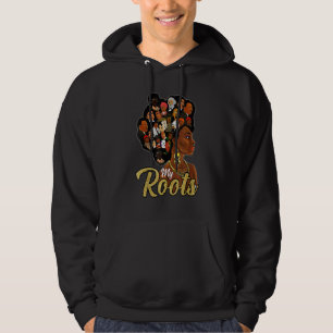 Ich liebe meine schwarzen Wurzeln, starker Stolz a Hoodie