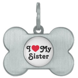 Ich Liebe meine Schwester Tiermarke