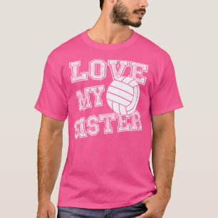 Ich Liebe meine Schwester Volleyball Bruder Schwes T-Shirt