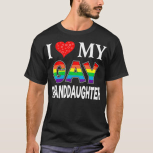 Ich Liebe meine schwule Grandtochter LGBT Lesbian  T-Shirt
