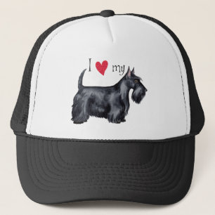 Ich Liebe meine Scottie Truckerkappe