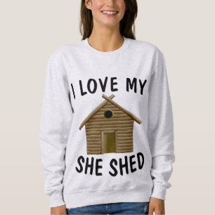 Ich LIEBE MEINE SHED Ladys T - Shirt