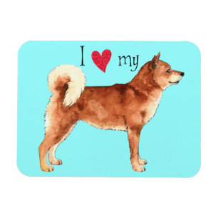 Ich Liebe meine Shiba Inu Magnet