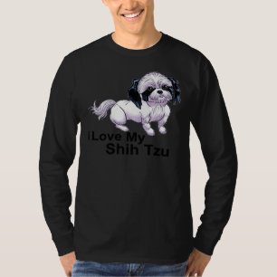 Ich Liebe meine Shih Tzu Niedlich Shih Tzu für Mam T-Shirt