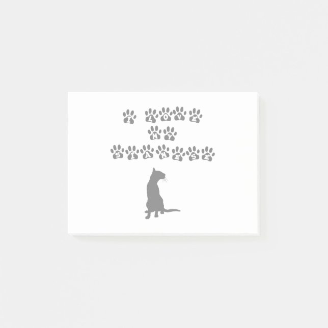 Ich Liebe meine Siamese Post-it Klebezettel (Vorderseite)