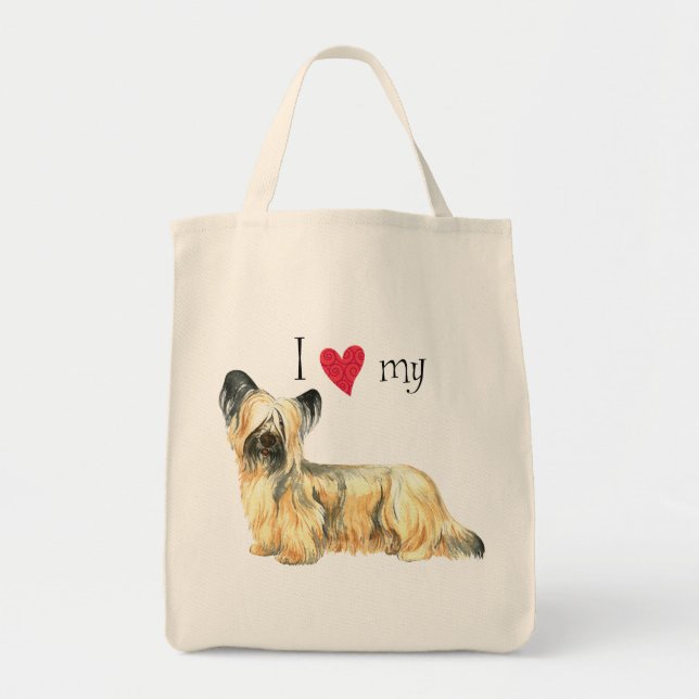 Ich Liebe meine Skye Terrier Tragetasche (Vorne)