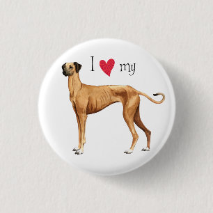 Ich Liebe meine Sloughi Button