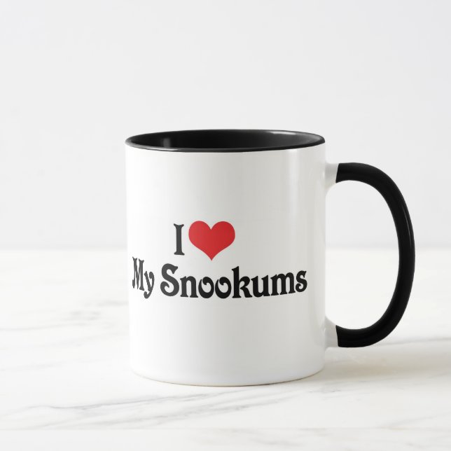 Ich Liebe meine Snookums Tasse (Rechts)