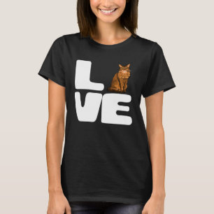 Ich liebe meine somalische Katze T-Shirt