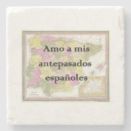 Ich Liebe meine spanischen Vorfahren | Zollrechtli Steinuntersetzer