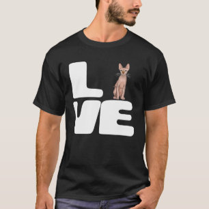 Ich liebe meine Sphynx-Katze T-Shirt