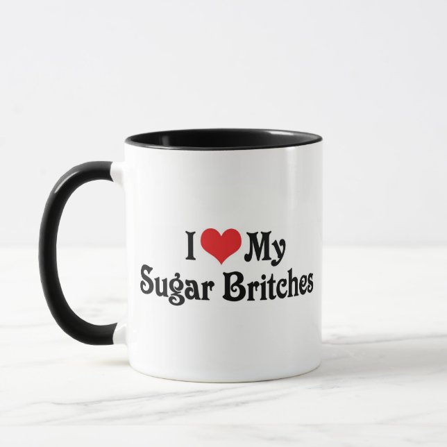 Ich Liebe meine Sugar Britches Tasse (Links)
