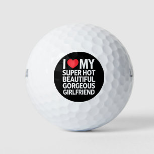 Ich Liebe meine super heiße wunderschöne Freundin Golfball