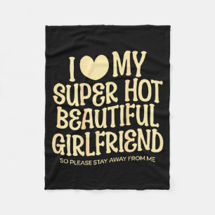 Ich liebe meine superheiße schöne Freundin Gf Zita Fleecedecke