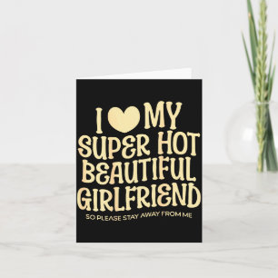 Ich liebe meine superheiße schöne Freundin Gf Zita Karte