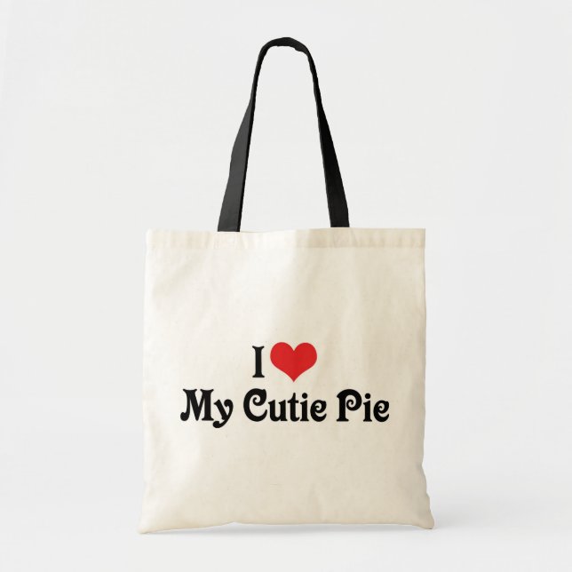 Ich Liebe meine Süsse Pie Tragetasche (Vorne)