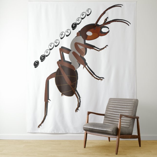 Ich Liebe meine Tante Tapestry Wandteppich (Beispiel)