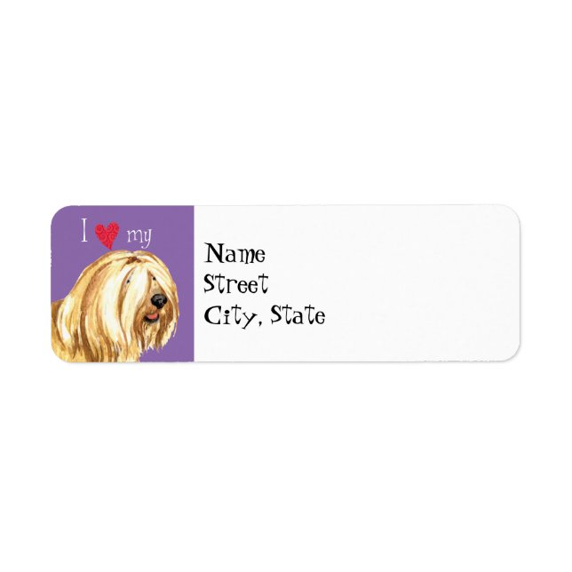 Ich Liebe meine tibetische Terrier (Vorne)