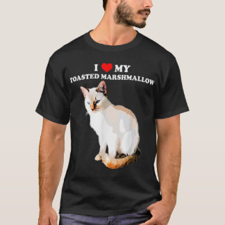 Ich Liebe meine toasted Marshmallow Flamme Point S T-Shirt