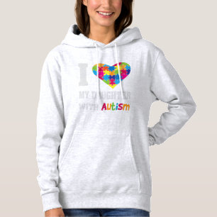 Ich Liebe meine Tochter mit Autismus - Stolz Mama Hoodie