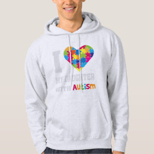 Ich Liebe meine Tochter mit Autismus - Stolz Mama Hoodie