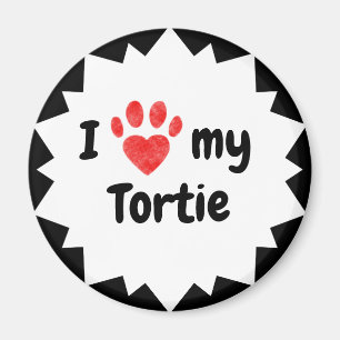 Ich Liebe meine Tortie Cat Magnet