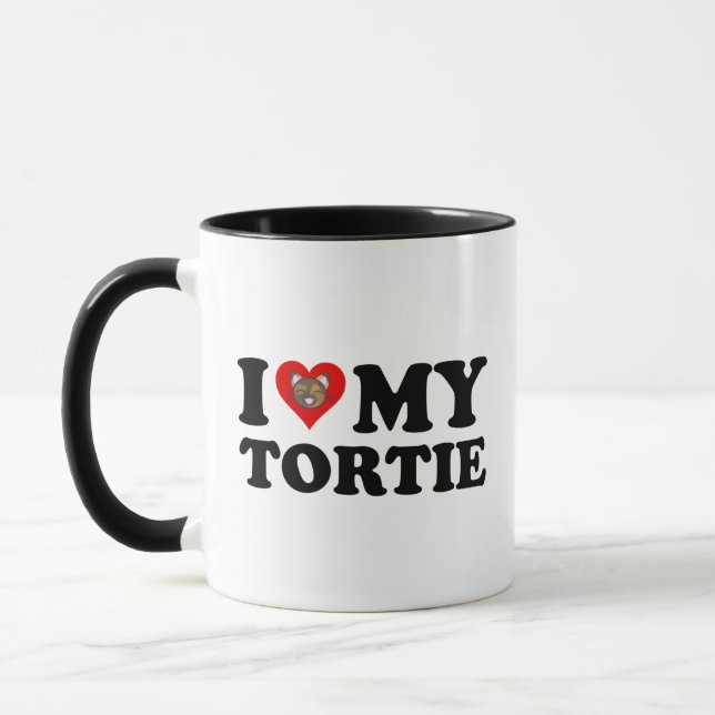Ich Liebe meine Tortie Tasse (Links)